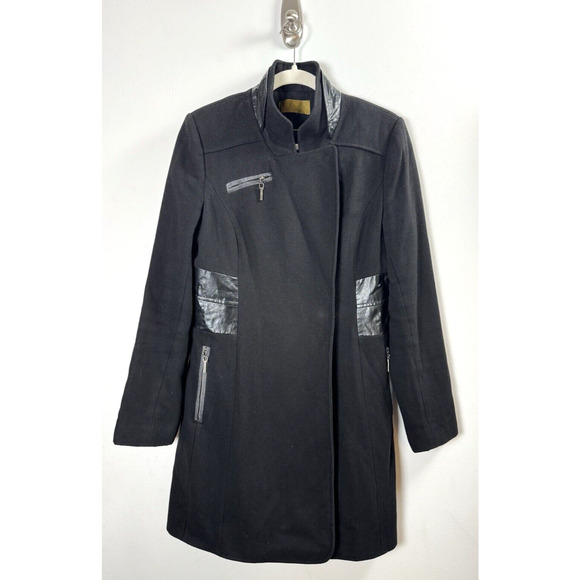 Nicole Miller Jackets & Blazers - Nicole Miller Wool Blend Car Coat Pea Coat Baddie Mobwife City Edgy Classic 8